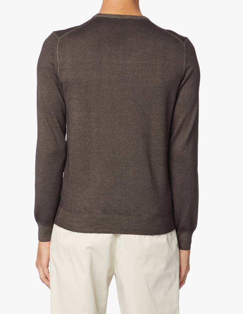 rinascente Gran Sasso Merino wool vintage roundneck sweater