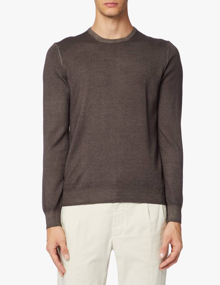 rinascente Gran Sasso Merino wool vintage roundneck sweater