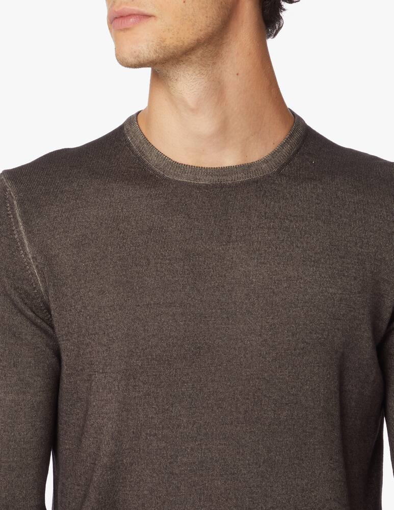 rinascente Gran Sasso Merino wool vintage roundneck sweater