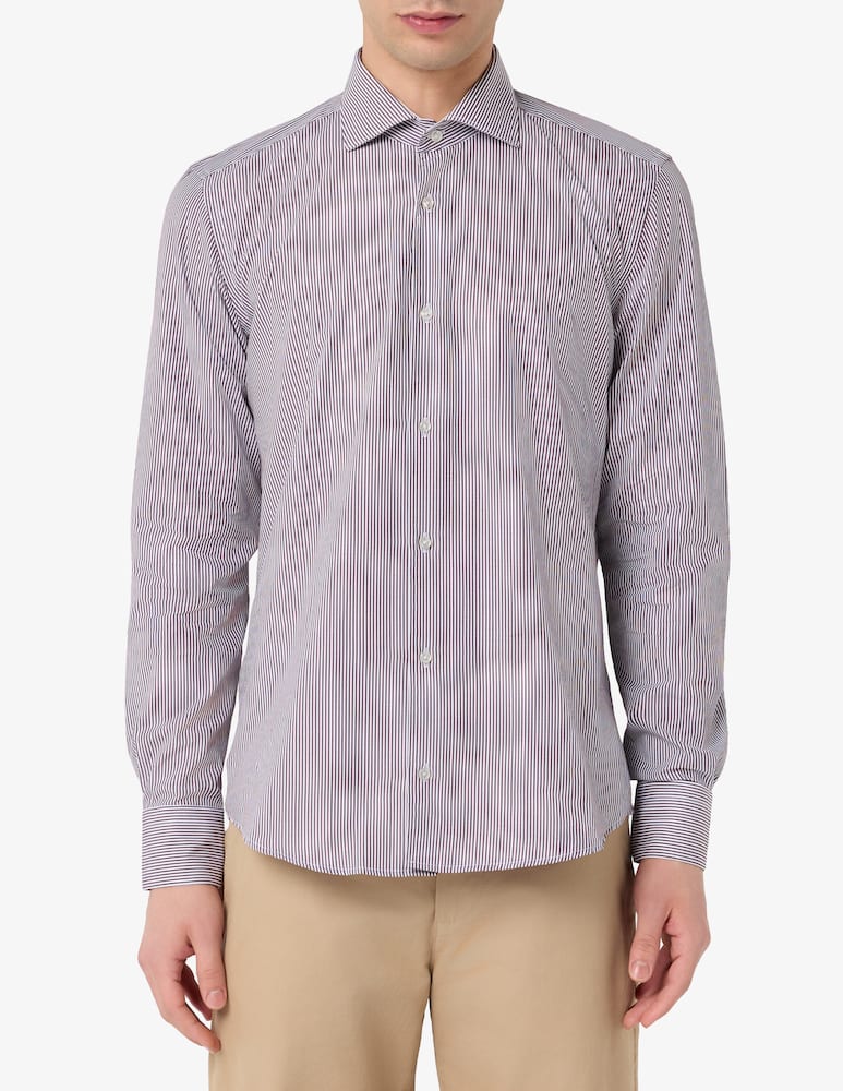 Sartoria Italiana Camicia a righe sottili modern fit - immagine 1 Sartoria Italiana Camicia a righe sottili modern fit - immagine 1