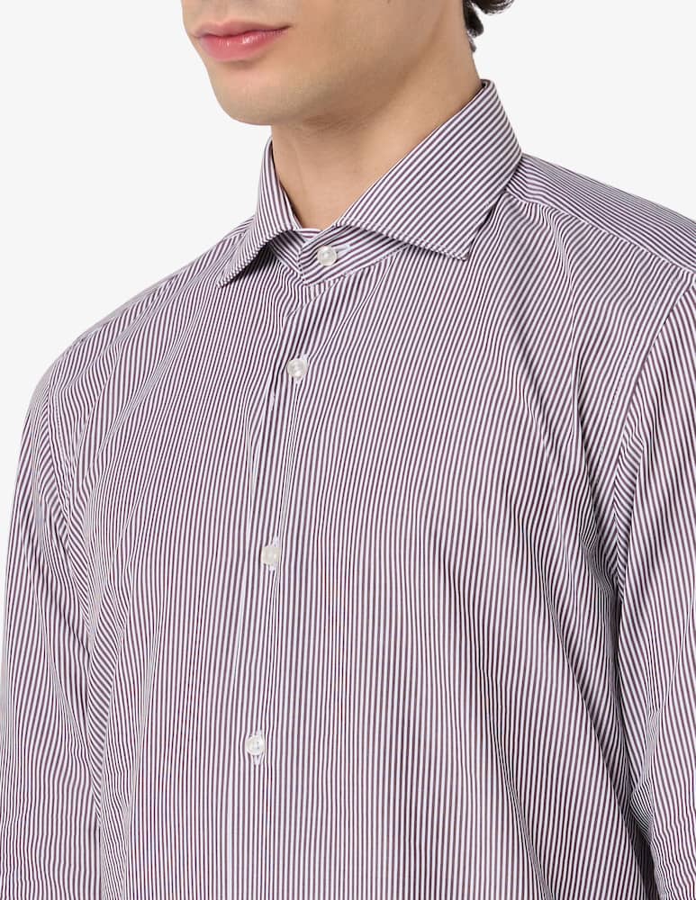 Sartoria Italiana Camicia a righe sottili modern fit - immagine 4 Sartoria Italiana Camicia a righe sottili modern fit - immagine 4