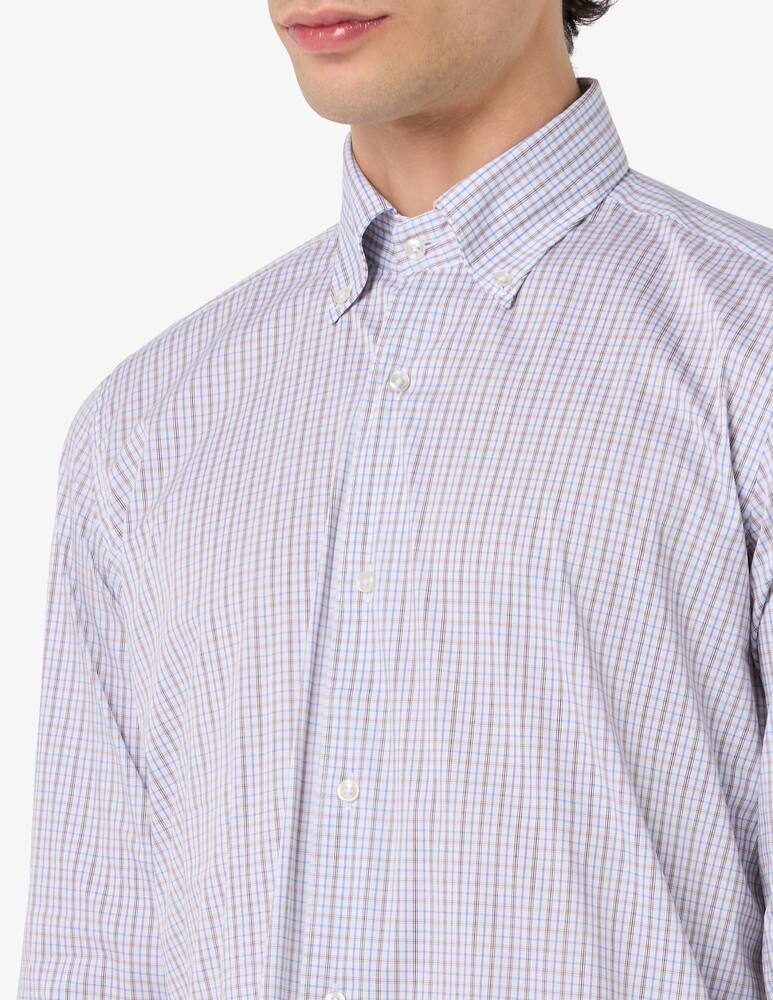 rinascente Sartoria Italiana Quadro check shirt