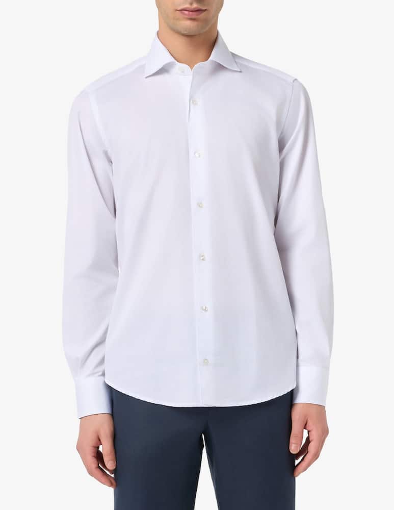 Sartoria Italiana Camicia classica modern fit in cotone organico - immagine 1 Sartoria Italiana Camicia classica modern fit in cotone organico - immagine 1