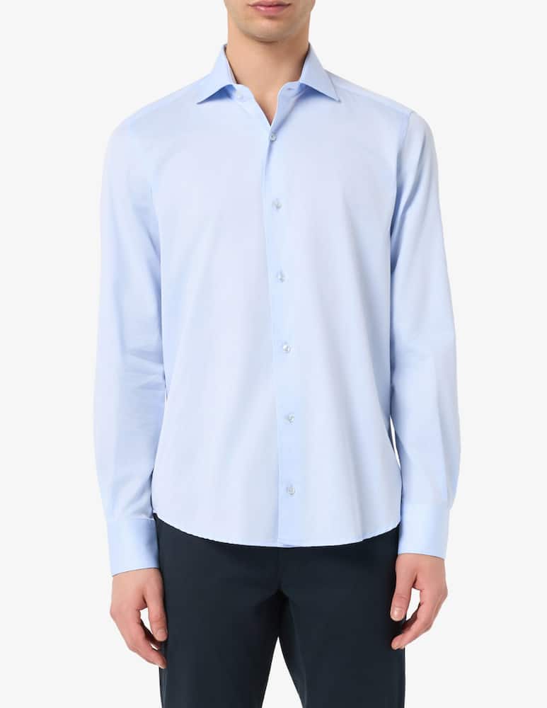 Sartoria Italiana Camicia classica modern fit in cotone organico - immagine 1 Sartoria Italiana Camicia classica modern fit in cotone organico - immagine 1