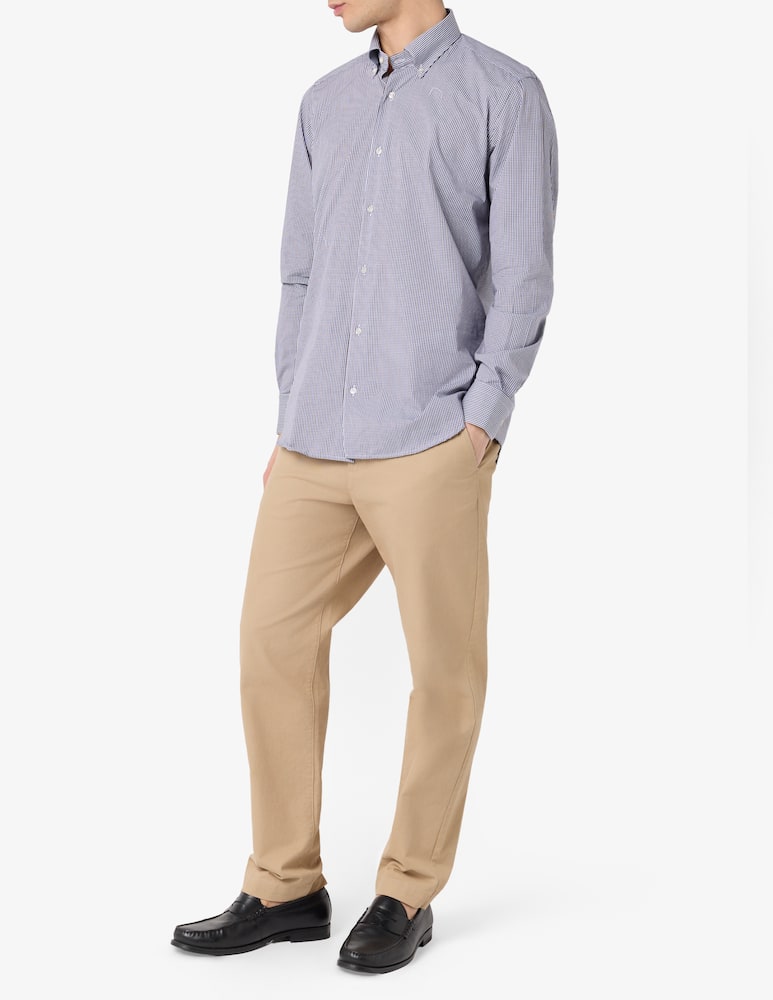 rinascente Sartoria Italiana Button-down check shirt