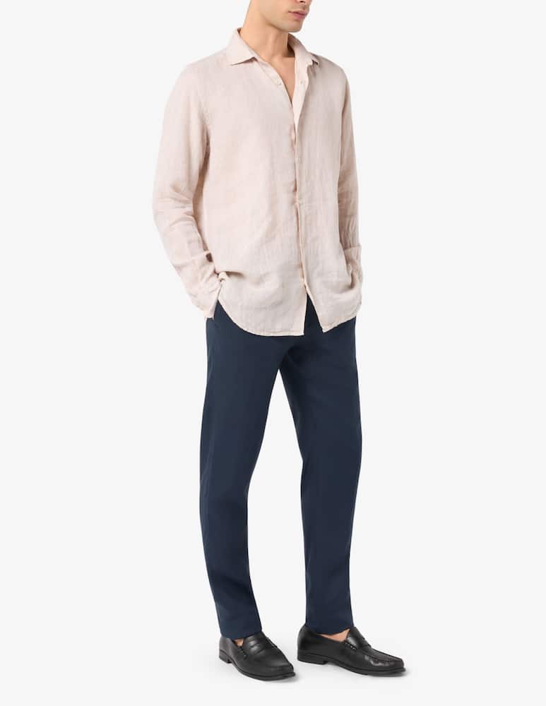 Sartoria Italiana Camicia in lino regular fit - immagine 2 Sartoria Italiana Camicia in lino regular fit - immagine 2