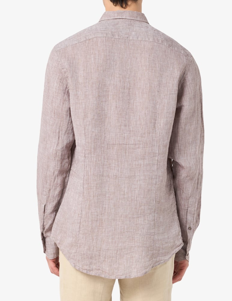 rinascente Sartoria Italiana Camicia in lino modern fit