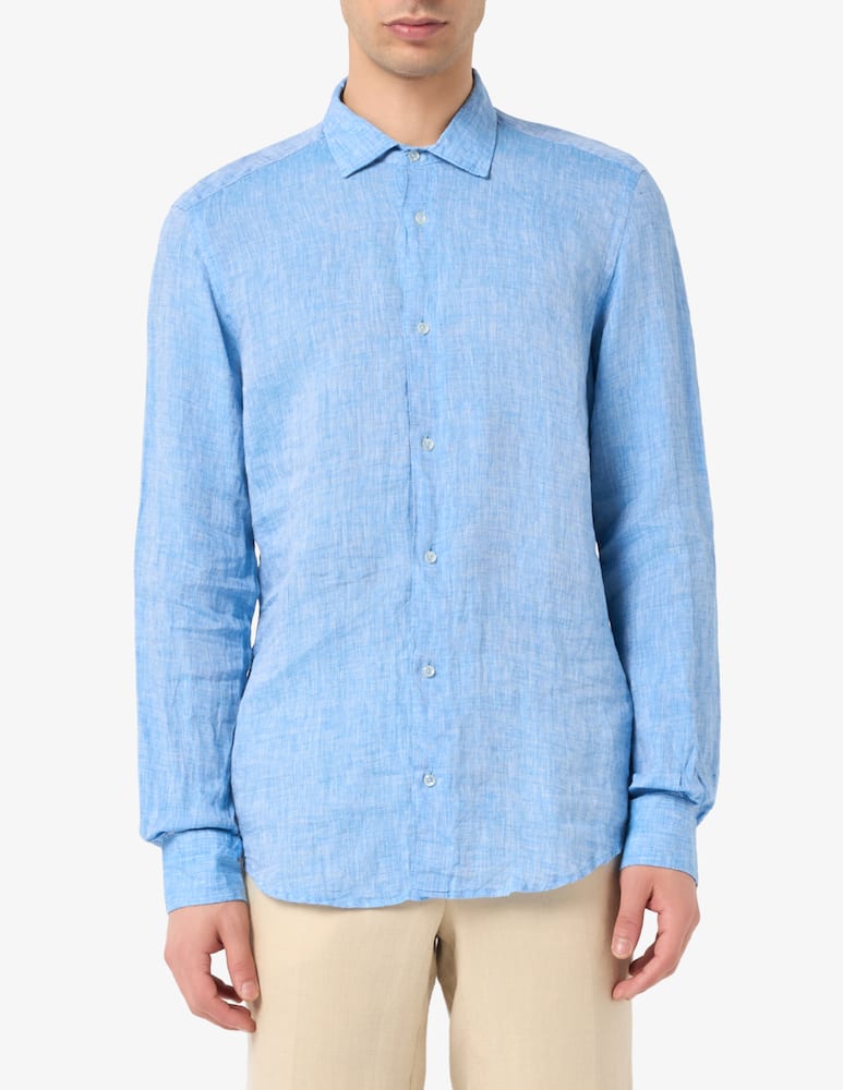 rinascente Sartoria Italiana Linen long-sleeve shirt