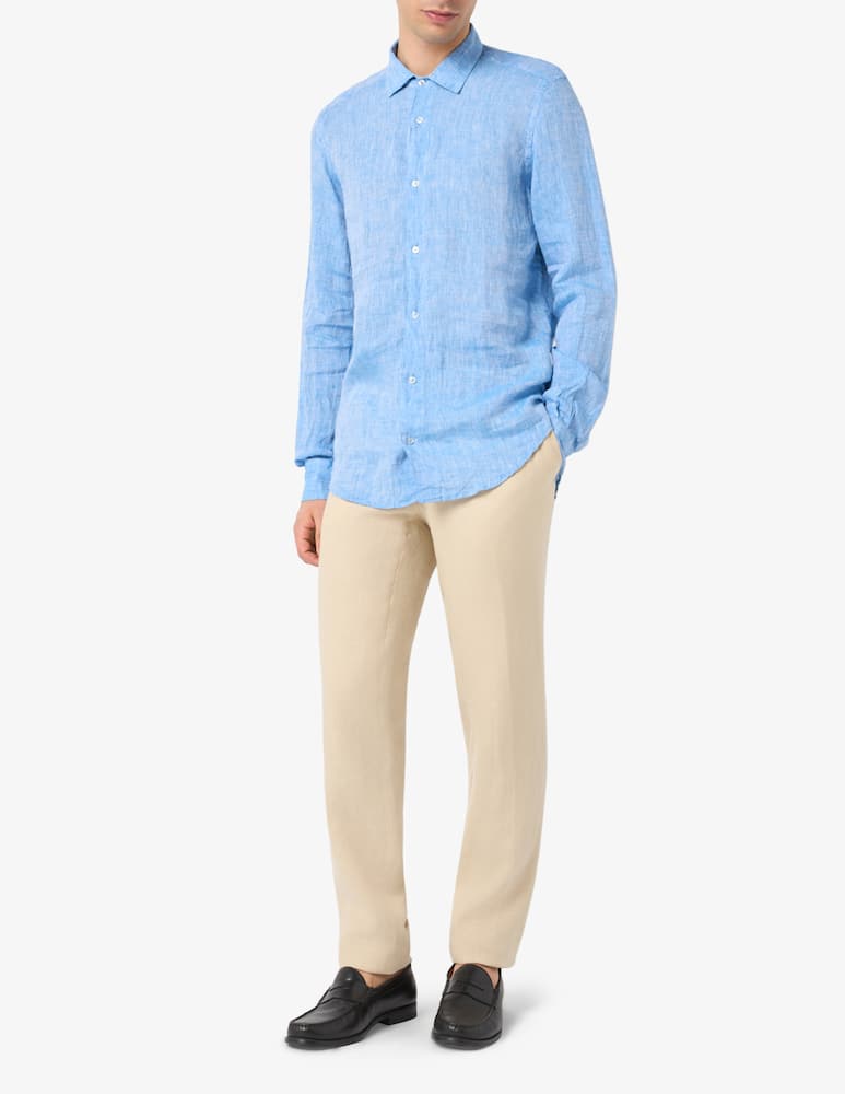 rinascente Sartoria Italiana Linen long-sleeve shirt