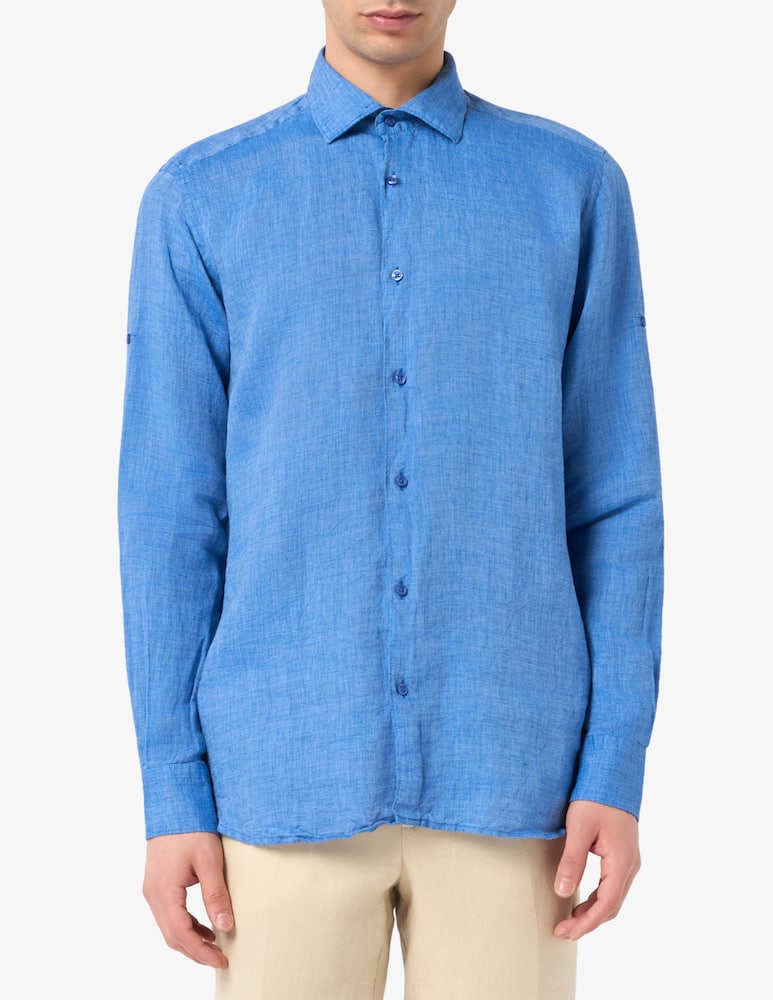 rinascente Sartoria Italiana Camicia in lino regular fit