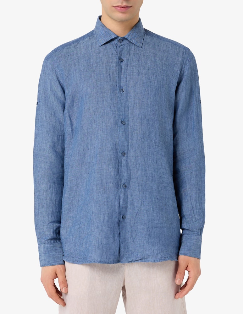 rinascente Sartoria Italiana Linen long sleeve shirt
