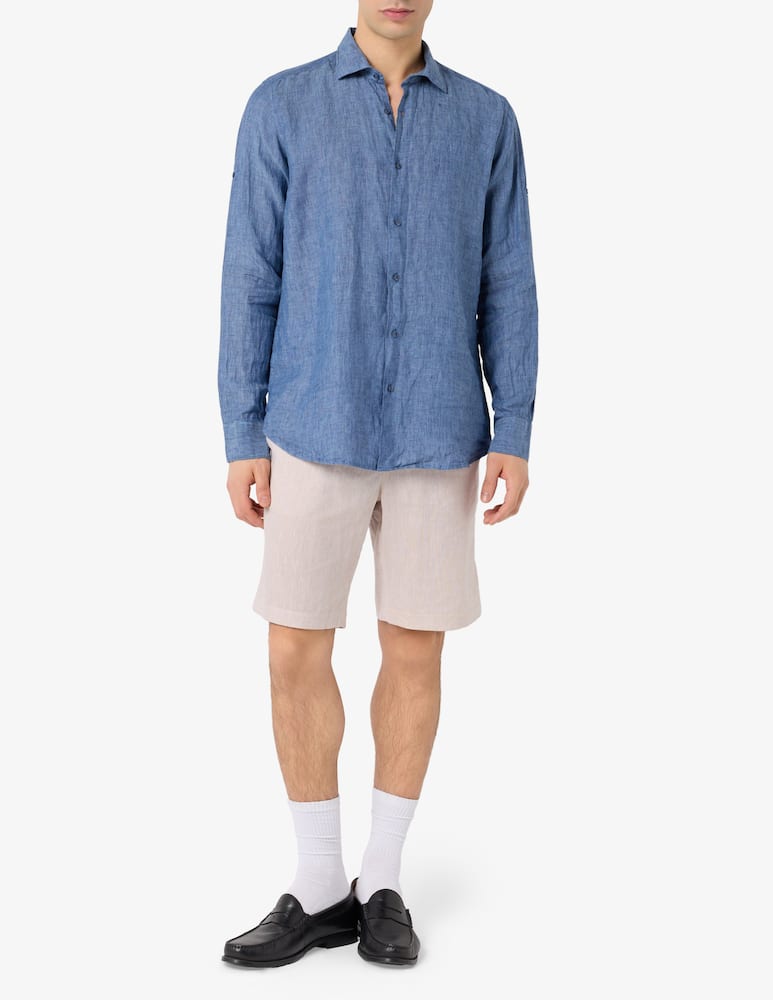 rinascente Sartoria Italiana Linen long sleeve shirt