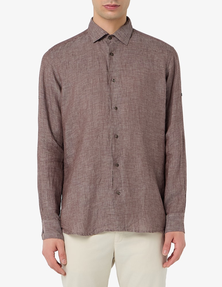 Sartoria Italiana Camicia manica lunga in lino regular fit - immagine 1 Sartoria Italiana Camicia manica lunga in lino regular fit - immagine 1
