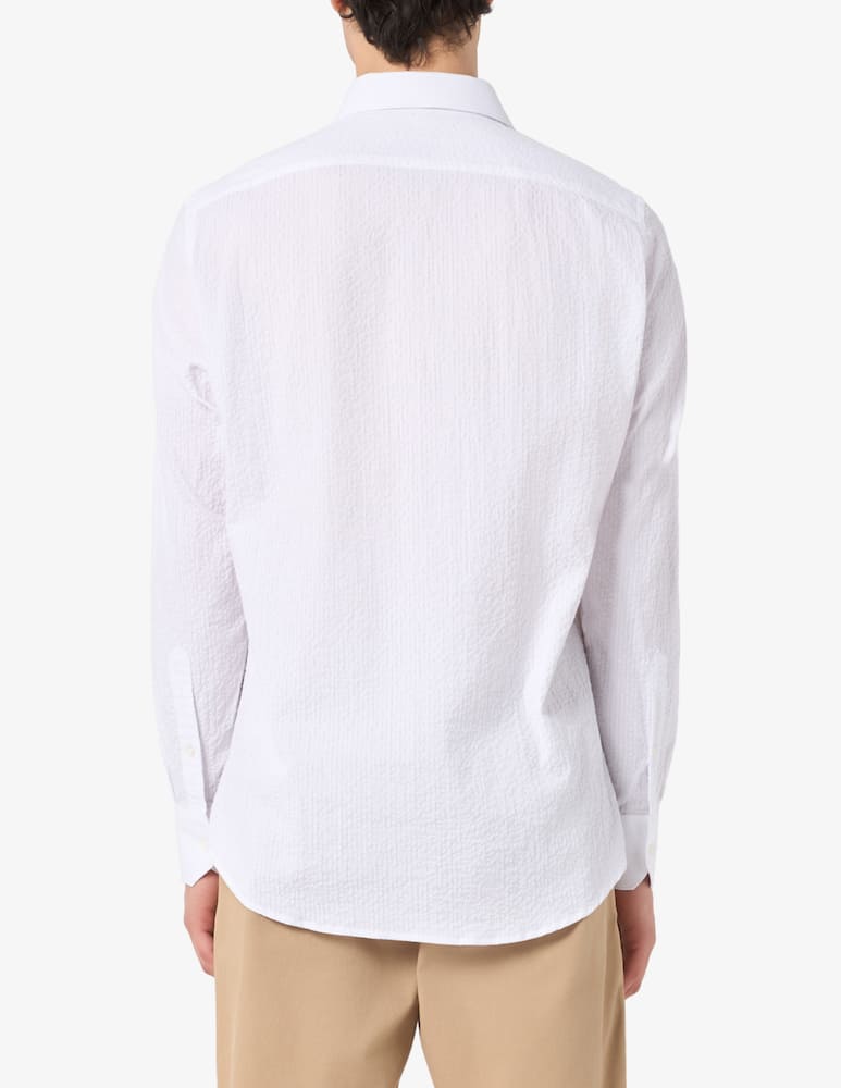 Sartoria Italiana Camicia seersucker regular fit - immagine 3 Sartoria Italiana Camicia seersucker regular fit - immagine 3