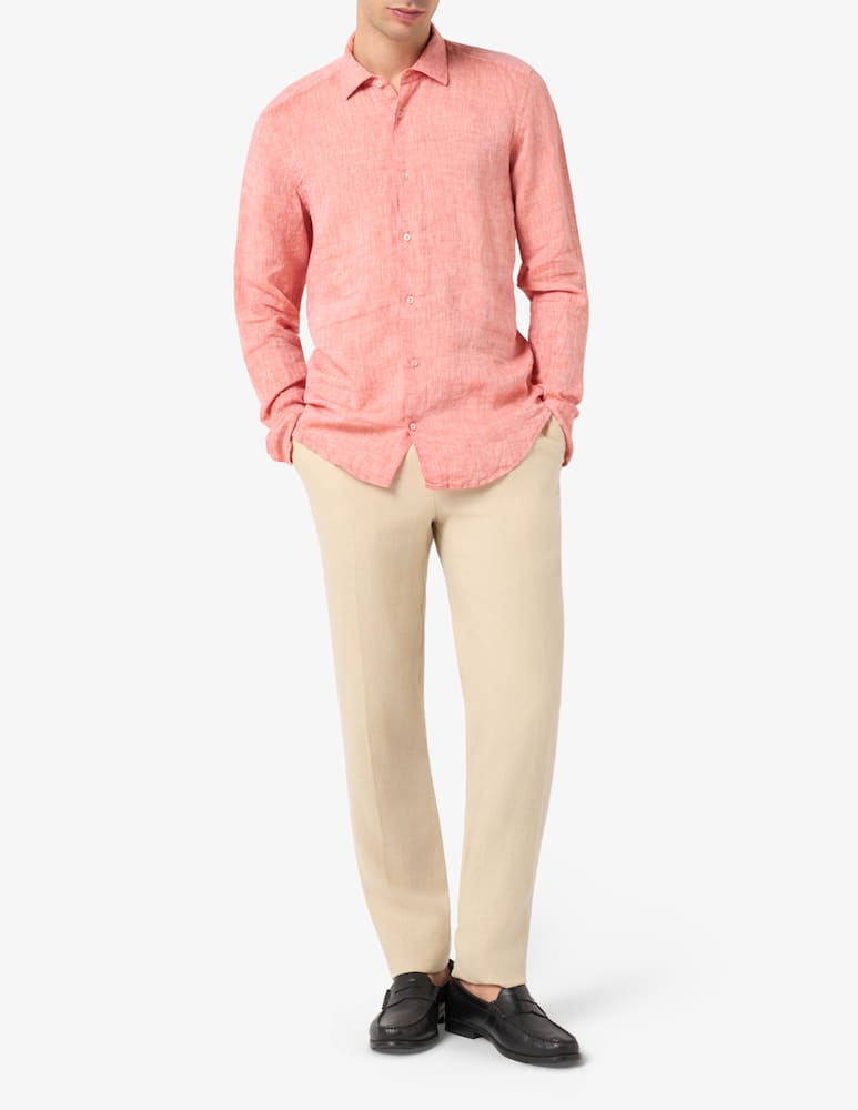 rinascente Sartoria Italiana Linen long-sleeve shirt