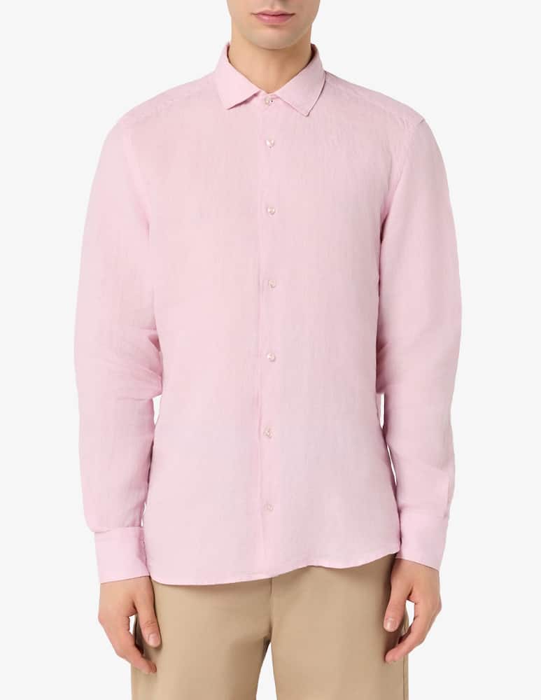 rinascente Sartoria Italiana Lino washed shirt