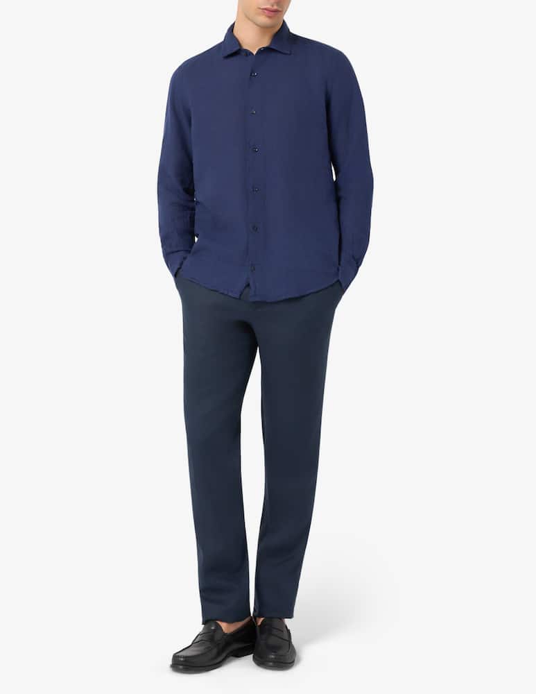 rinascente Sartoria Italiana Linen long sleeve shirt