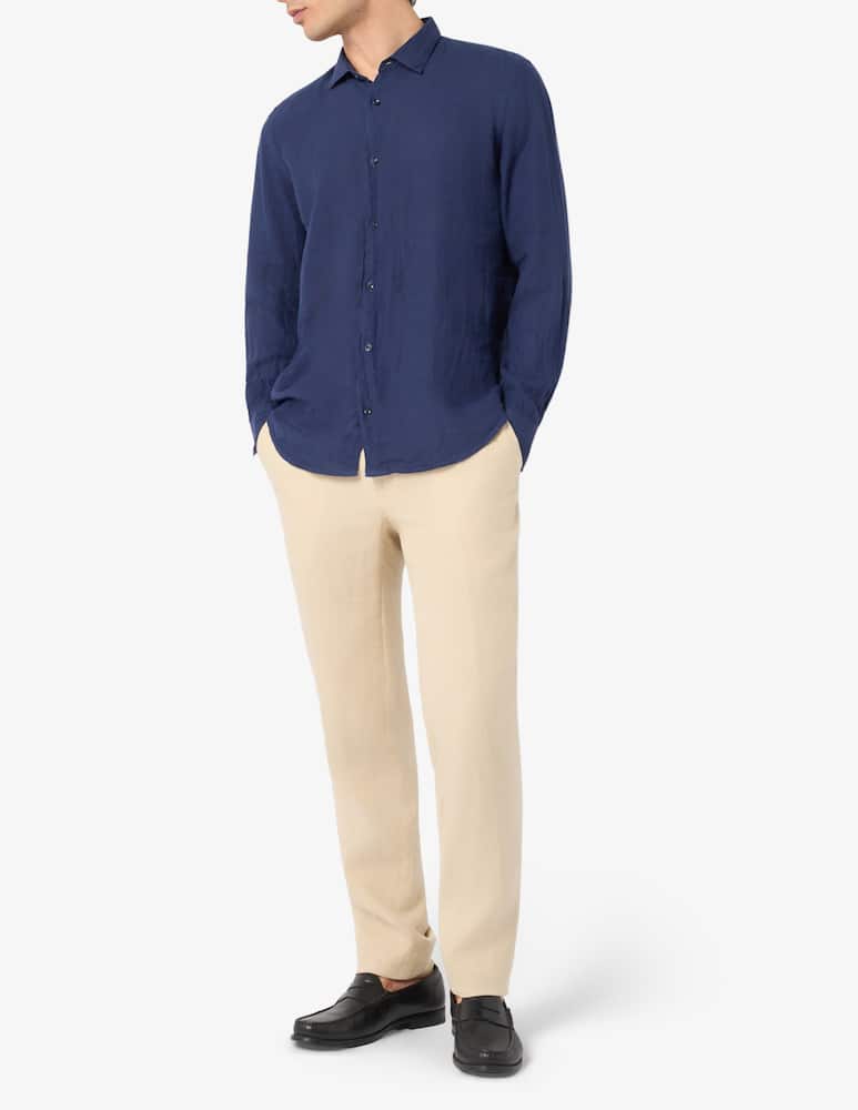 rinascente Sartoria Italiana Linen long-sleeve shirt