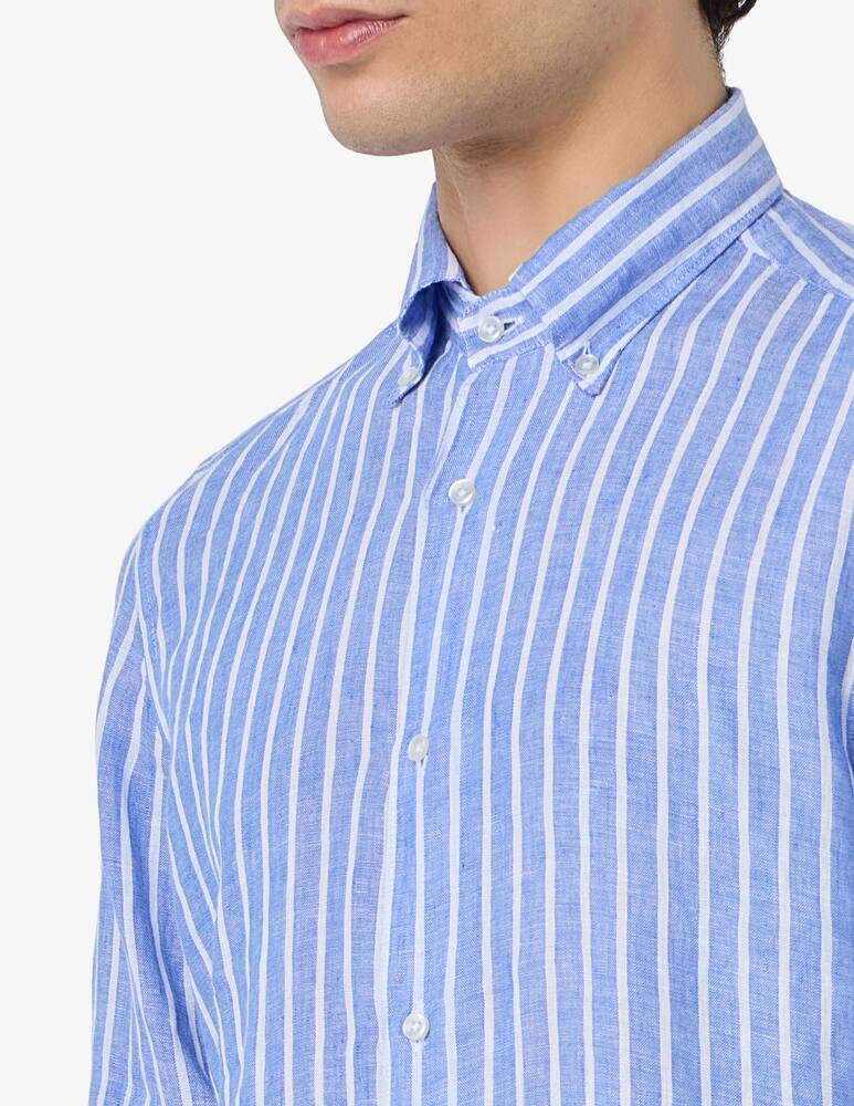 rinascente Sartoria Italiana Striped linen shirt