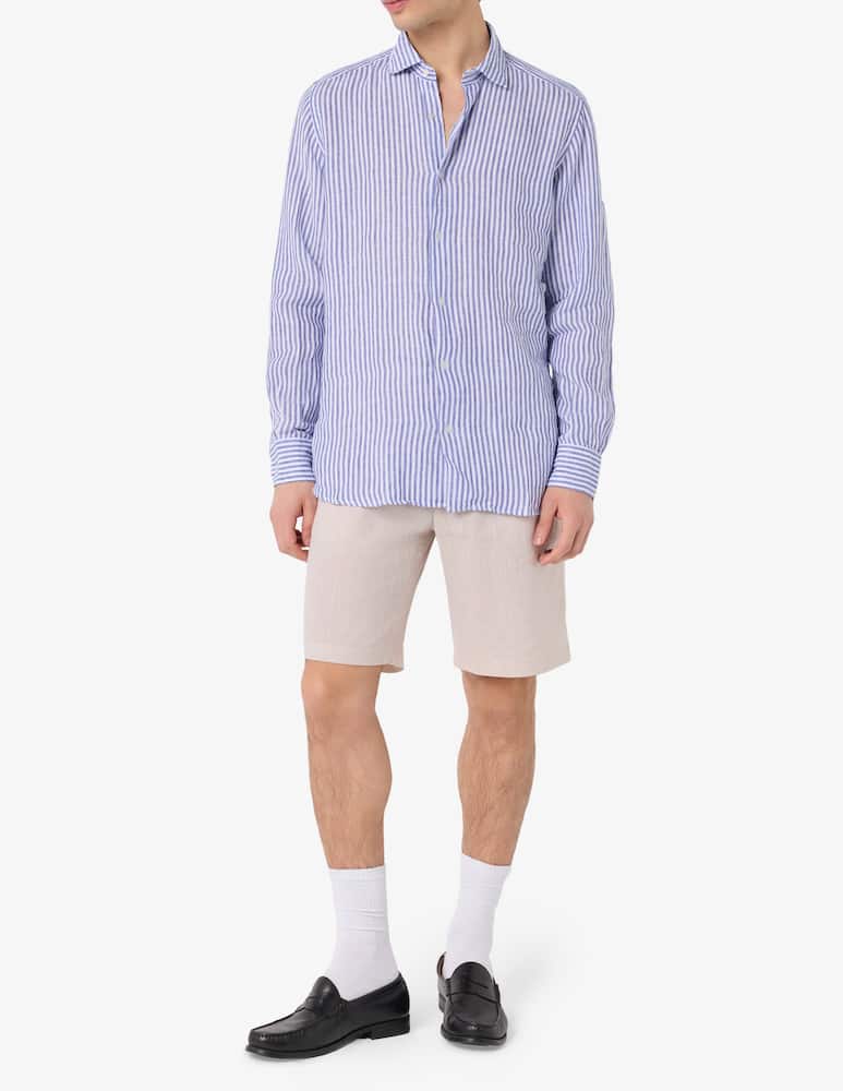 rinascente Sartoria Italiana Lino striped shirt