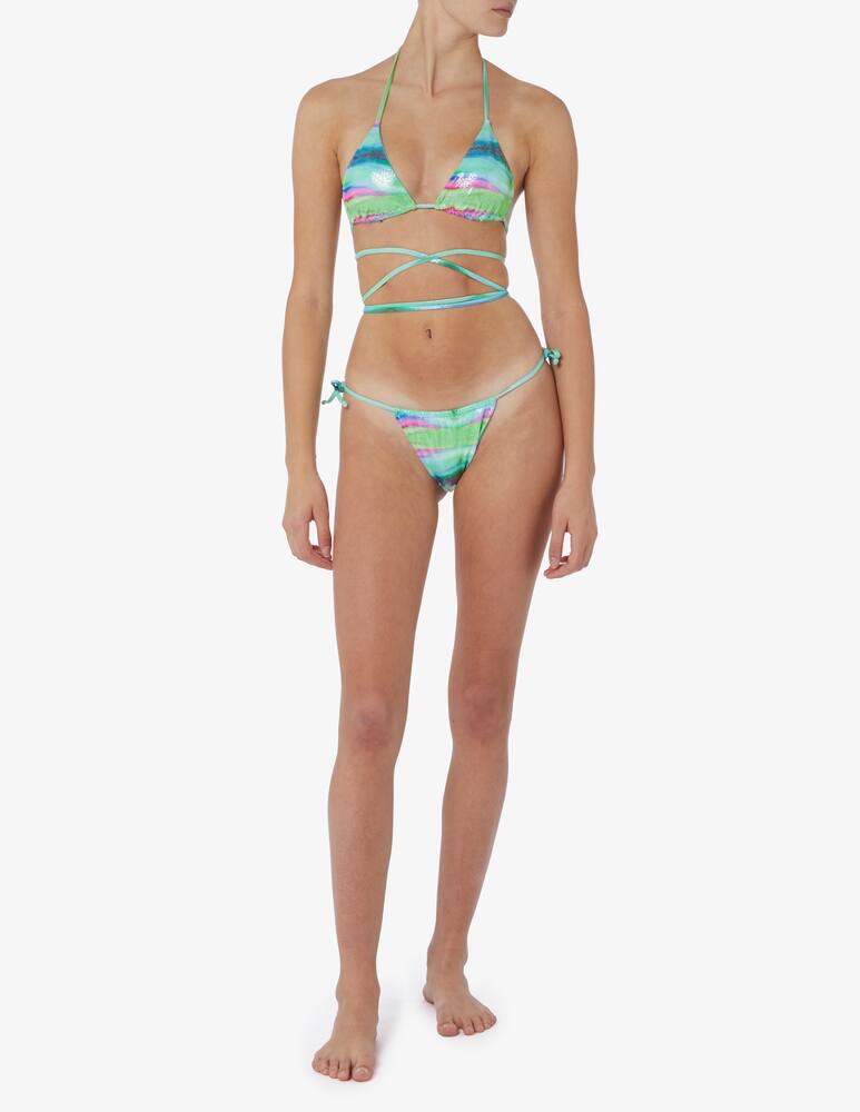 Sharay Bikini con lacci allover Iridescent - immagine 2 Sharay Bikini con lacci allover Iridescent - immagine 2