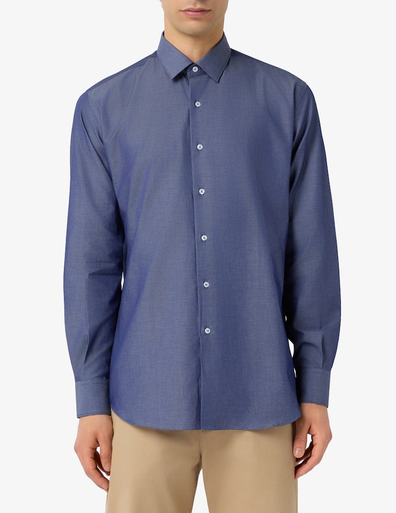 rinascente Sartoria Italiana Camicia in twill di cotone regular fit