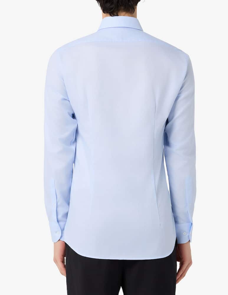 rinascente Sartoria Italiana Classic wrinkle free dobby shirt