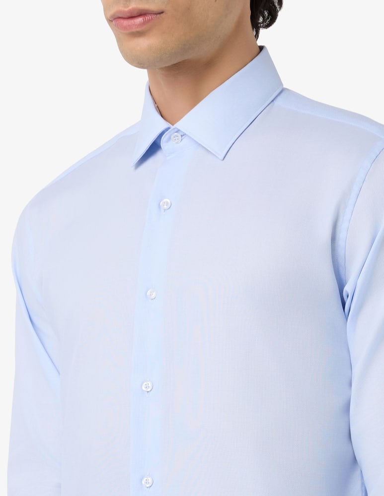 rinascente Sartoria Italiana Classic wrinkle free dobby shirt