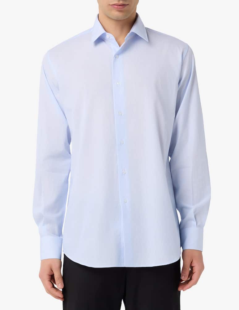 rinascente Sartoria Italiana Camicia rigata in popeline regular fit