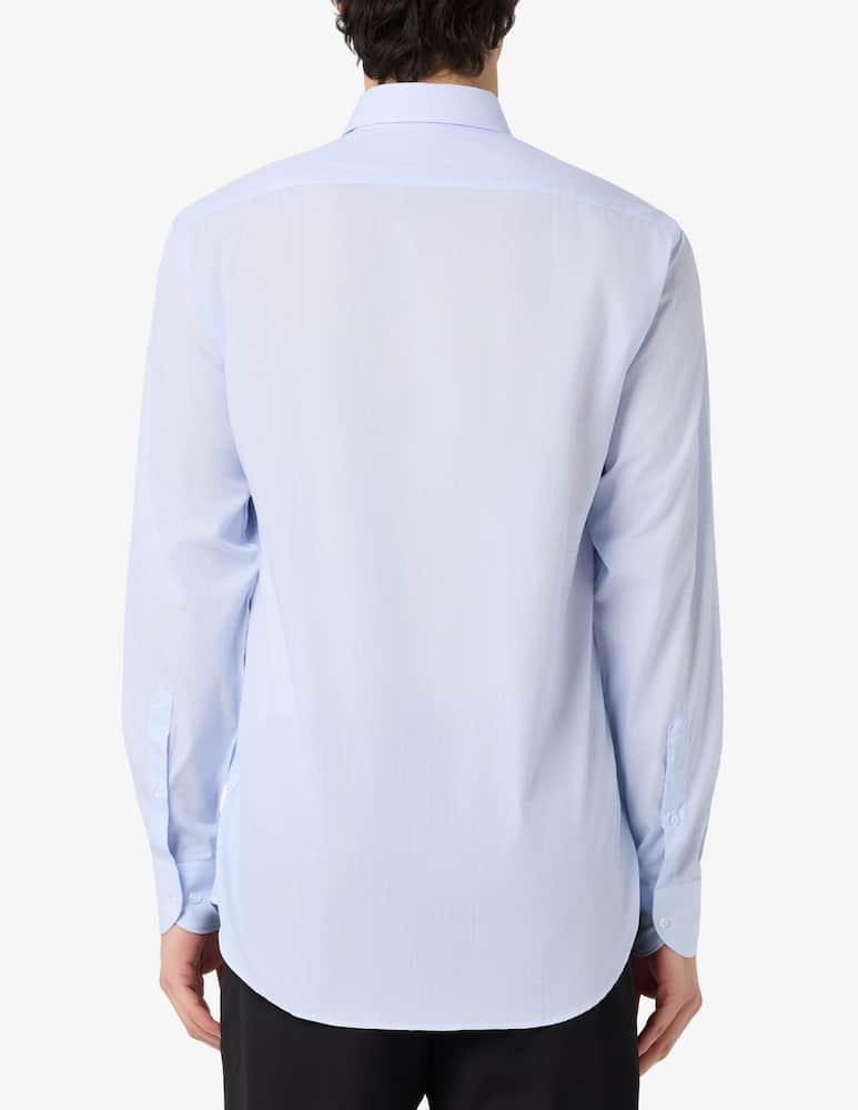 rinascente Sartoria Italiana Camicia rigata in popeline regular fit