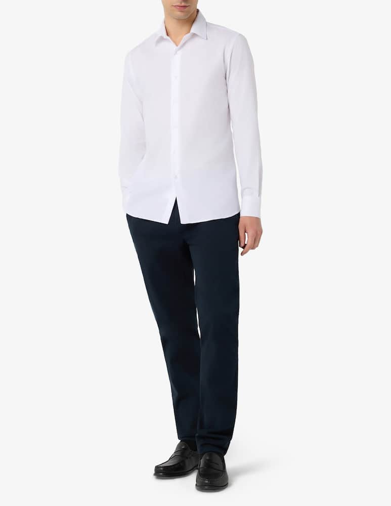 rinascente Sartoria Italiana Classic wrinkle free dobby shirt