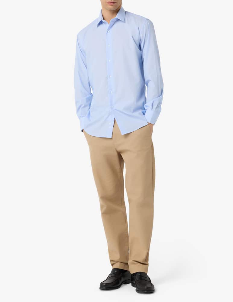 rinascente Sartoria Italiana Striped wrinkle free poplin shirt