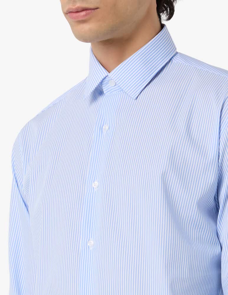 rinascente Sartoria Italiana Camicia a righe wrinkle free regular fit