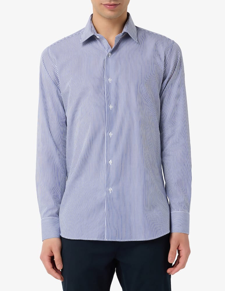 rinascente Sartoria Italiana Camicia a righ wrinkle free modern fit