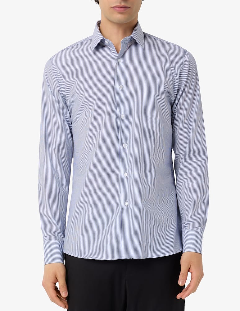 rinascente Sartoria Italiana Striped poplin shirt