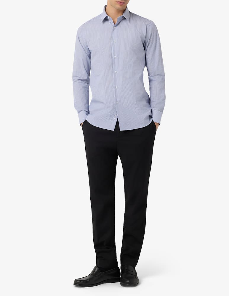 rinascente Sartoria Italiana Striped poplin shirt