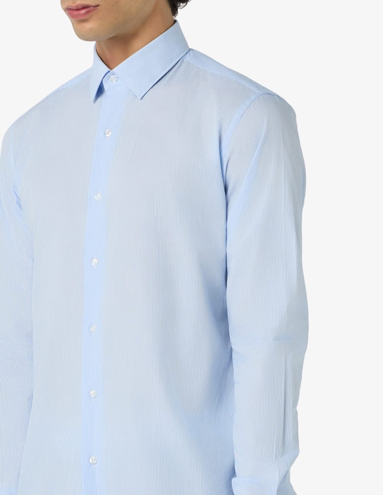 rinascente Sartoria Italiana Camicia rigata in popeline modern fit