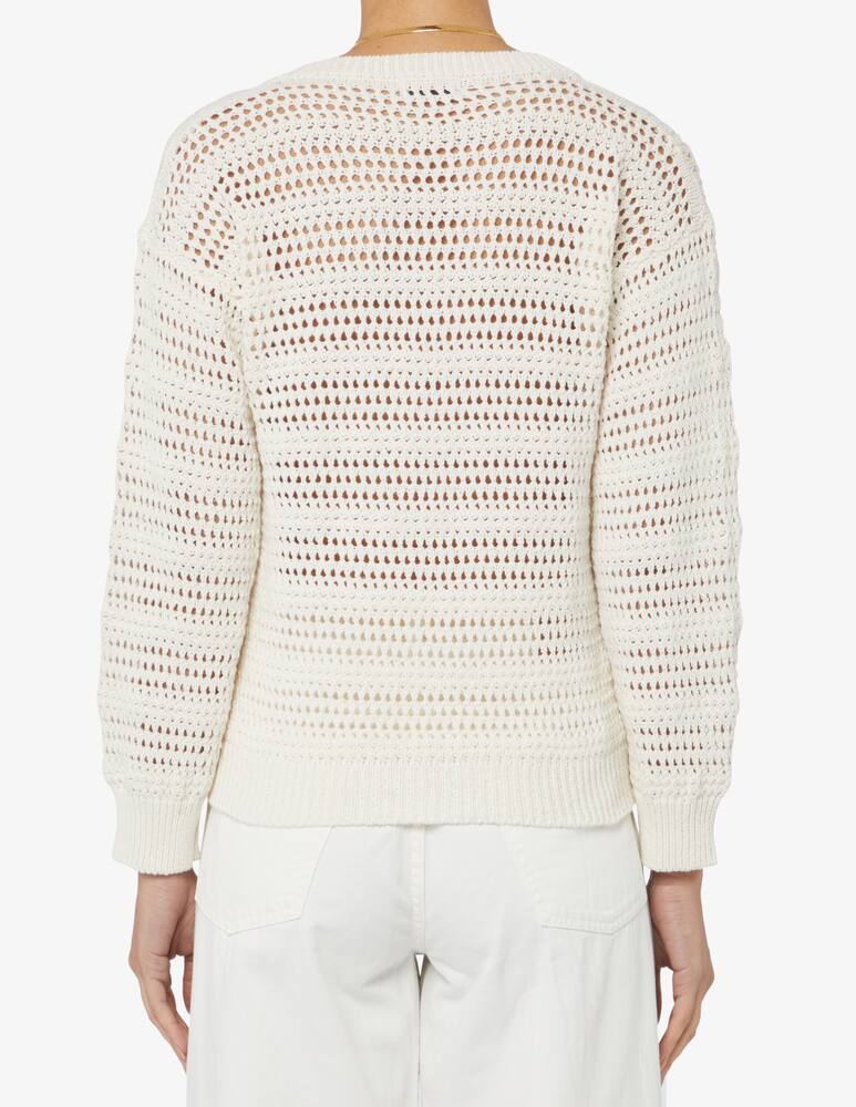 rinascente Rinascente Collection Maglia crochet con scollo a V