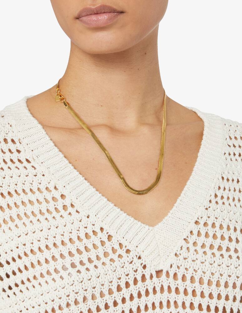 rinascente Rinascente Collection Maglia crochet con scollo a V