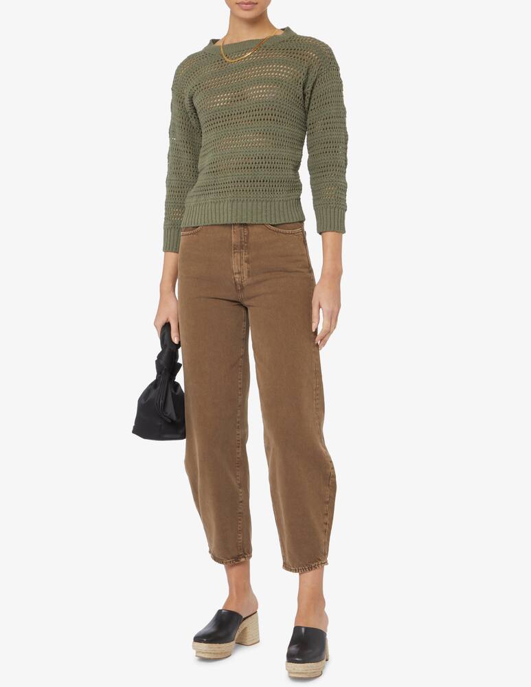 rinascente Rinascente Collection Cotton crochet crewneck sweater