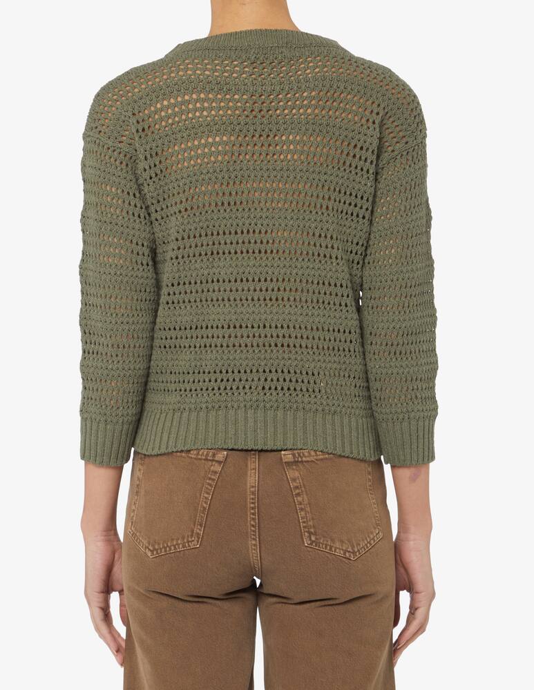 rinascente Rinascente Collection Cotton crochet crewneck sweater