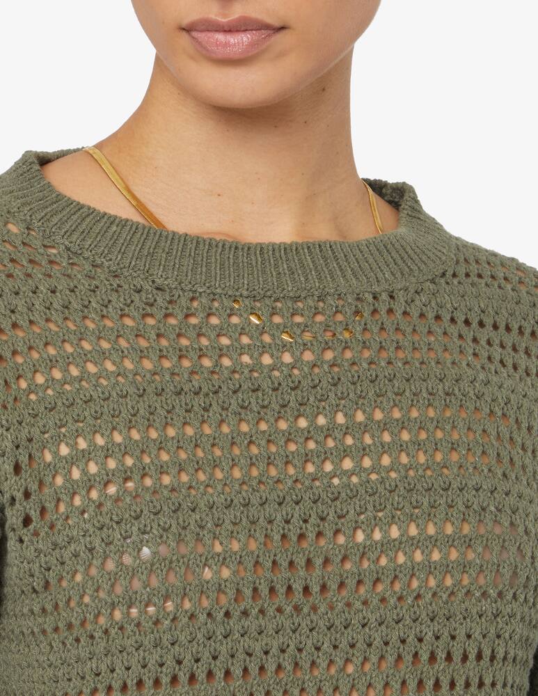 rinascente Rinascente Collection Cotton crochet crewneck sweater