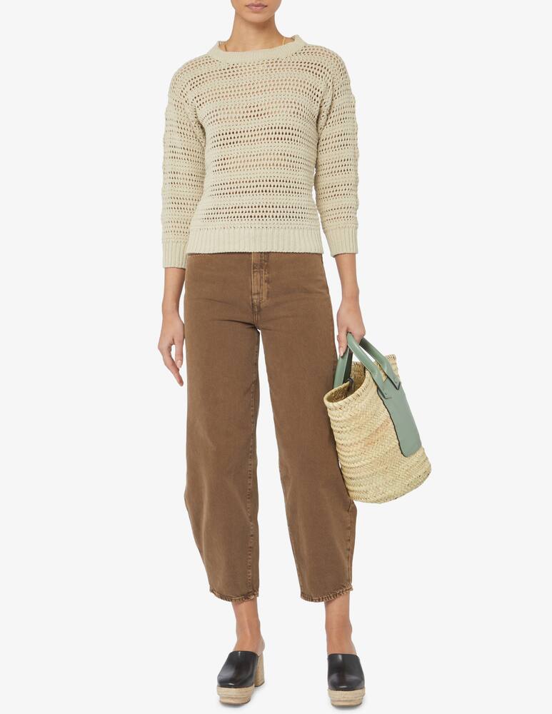 rinascente Rinascente Collection Maglia girocollo crochet in cotone