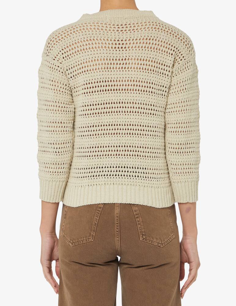 rinascente Rinascente Collection Maglia girocollo crochet in cotone