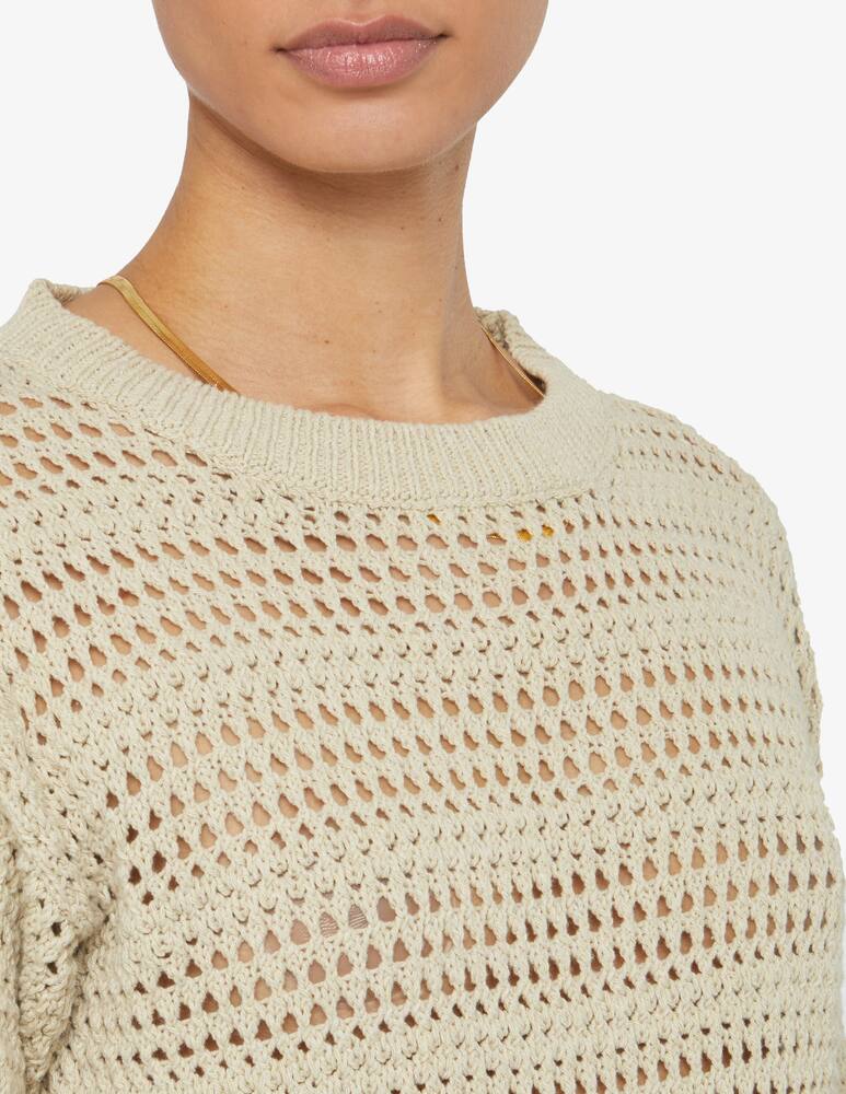 rinascente Rinascente Collection Maglia girocollo crochet in cotone