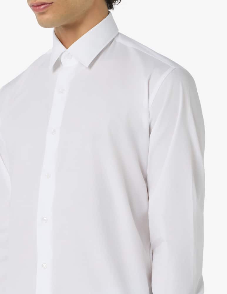 rinascente Sartoria Italiana Camicia regular fit wrinkle free in popeline