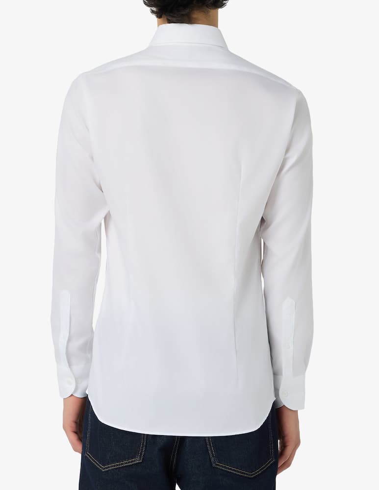 rinascente Sartoria Italiana Camicia regular fit wrinkle free in twill di cotone