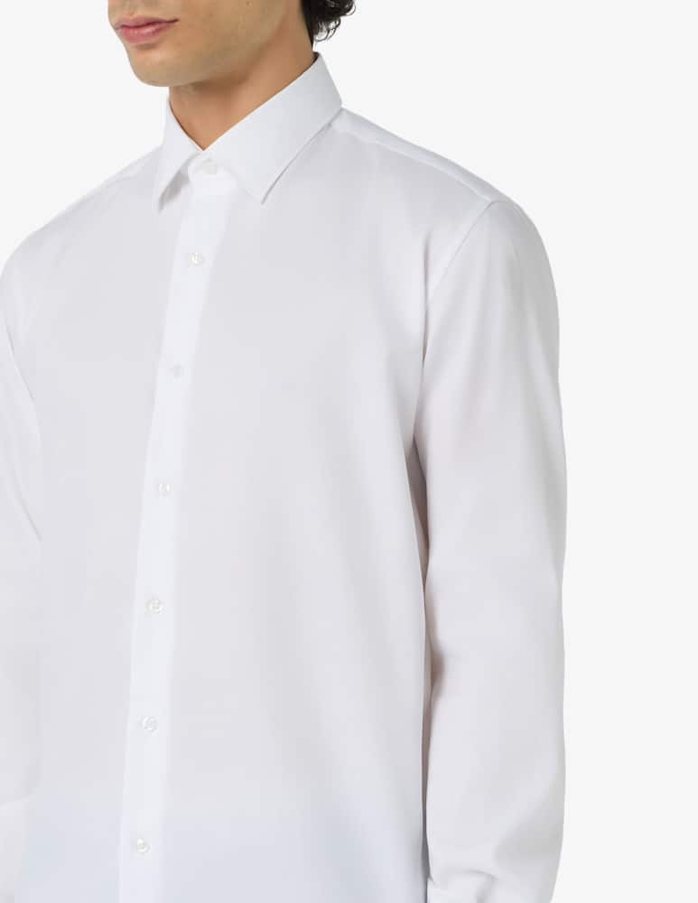 rinascente Sartoria Italiana Camicia regular fit wrinkle free in twill di cotone