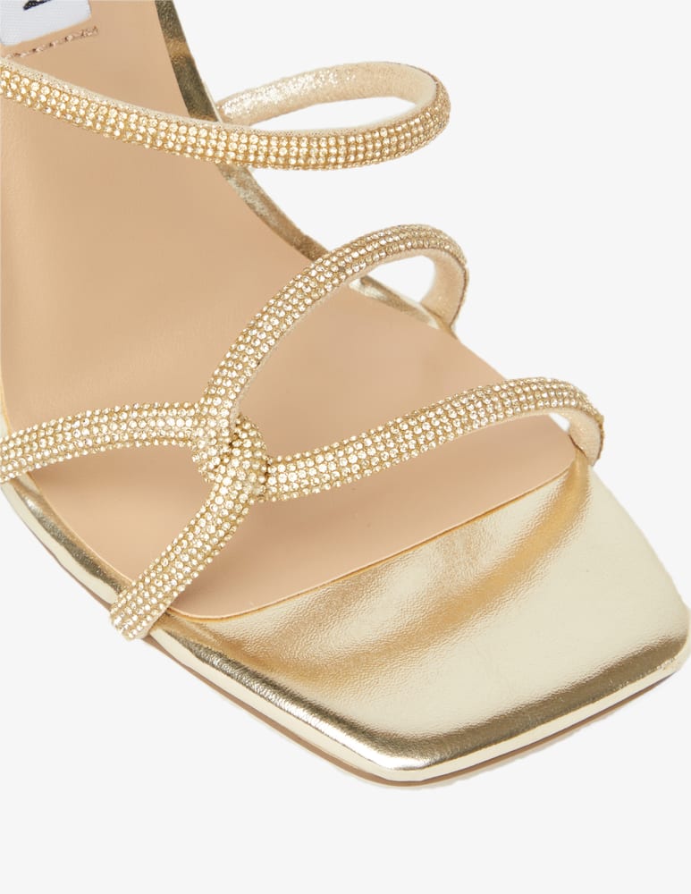 rinascente Steve Madden Implicit glitter crossed sandals