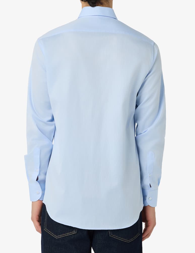 rinascente Sartoria Italiana Camicia in twill di cotone regular fit